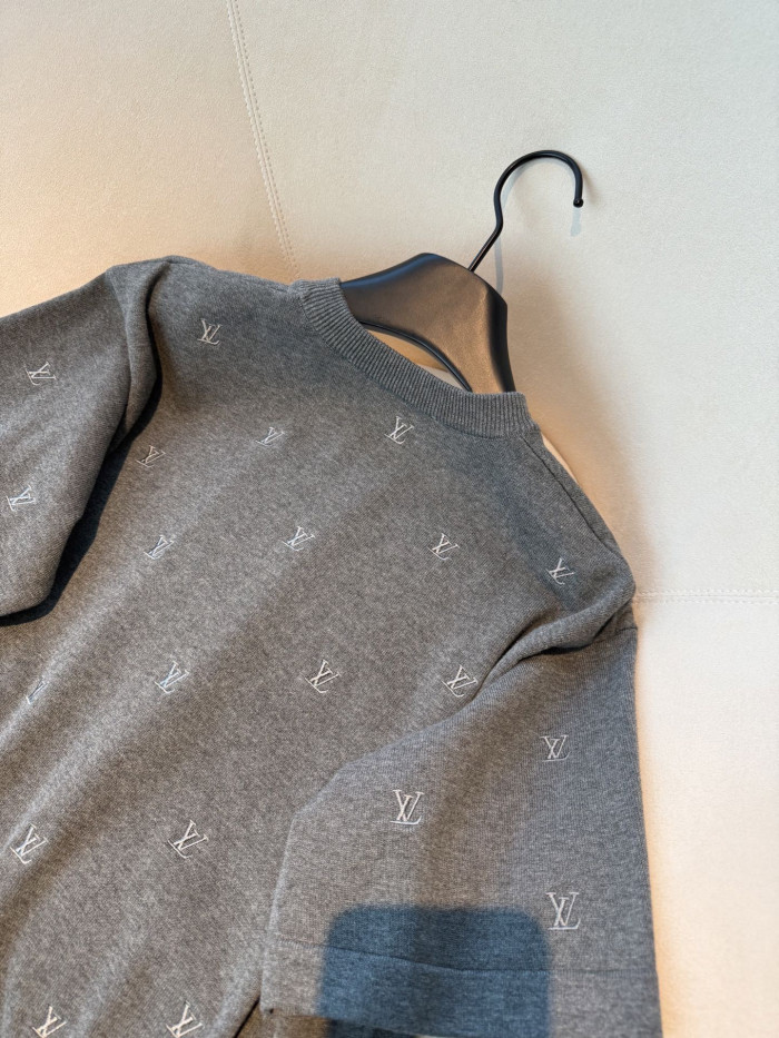 NIGO Louis Vuitton LV Blason Embroidered Short-Sleeved Crewneck #nigo335682