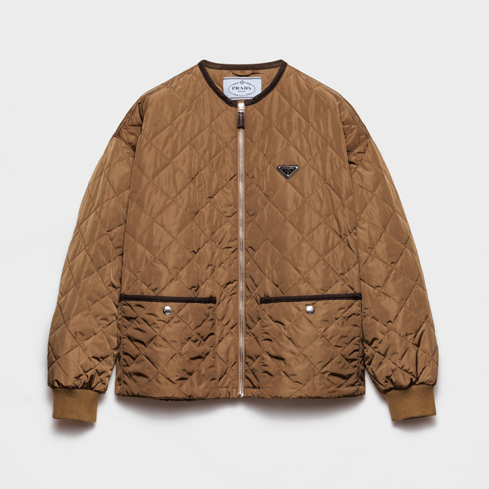 NIGO Prada Cork Beige Quilted Light Re-nylon Jacket #nigo326852