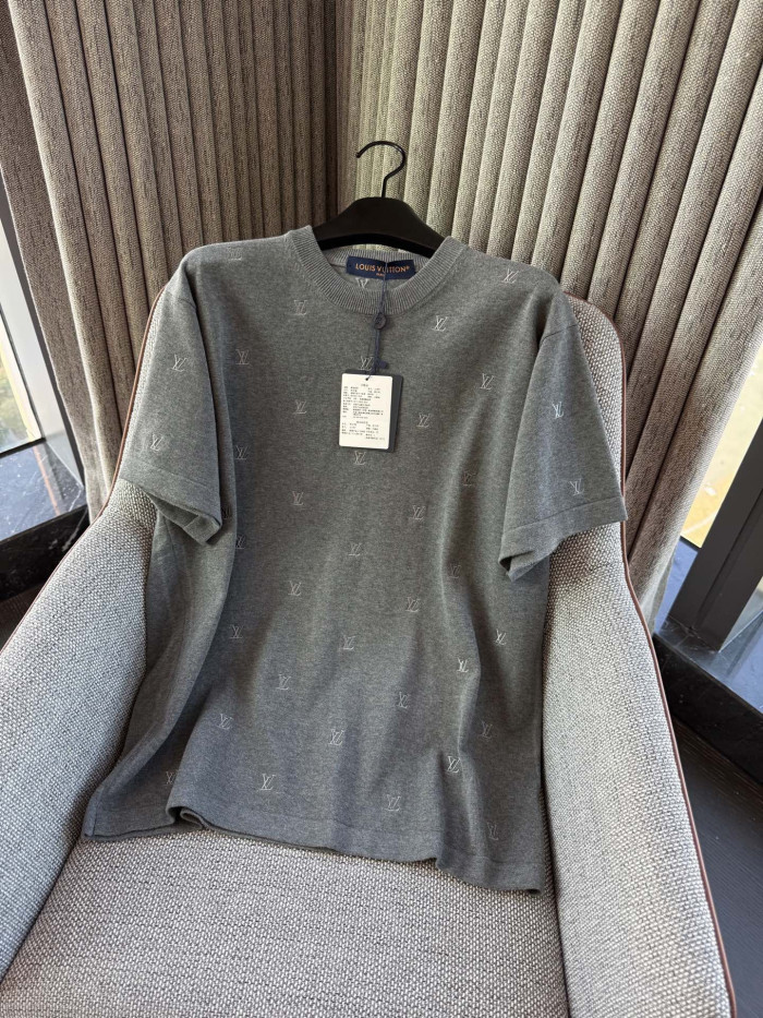 NIGO Louis Vuitton LV Blason Embroidered Short-Sleeved Crewneck #nigo335682