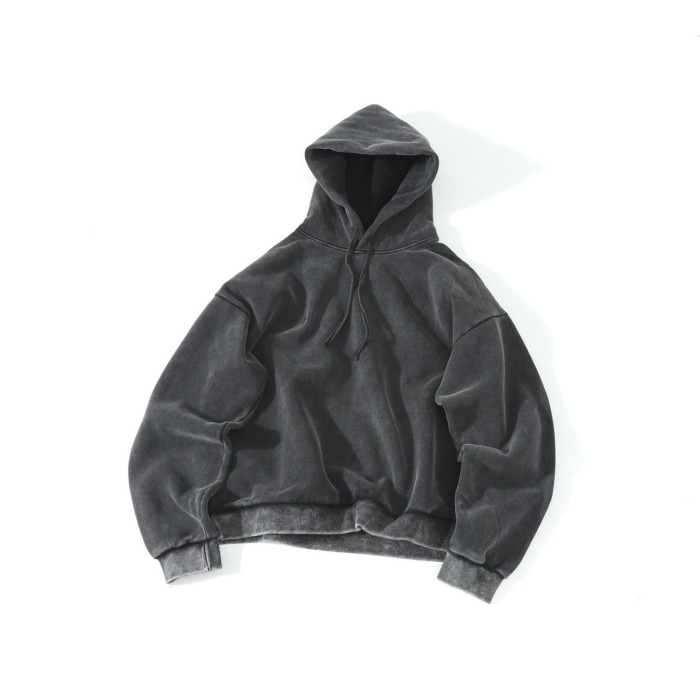 NIGO Acne Studios Hooded Sweater logo patch Faded Black #nigo336605