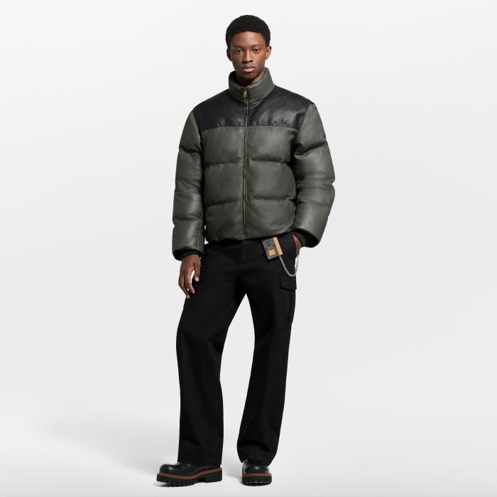 NIGO Louis Vuitton Leather Down Jacket #nigo333837