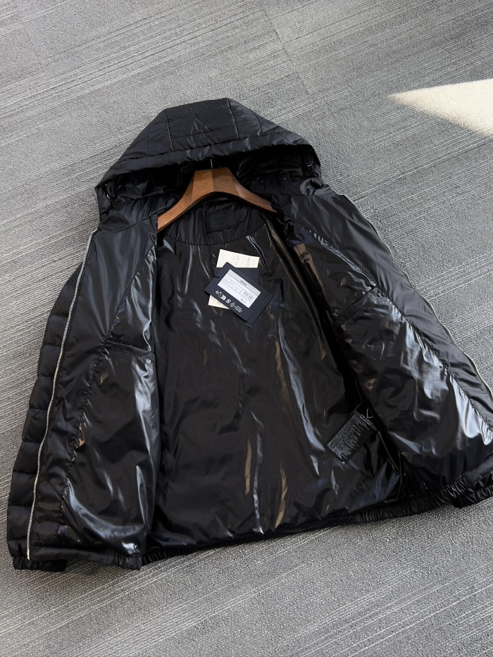 NIGO Prada Piumino Nylon Down Jacket Nero #nigo336637