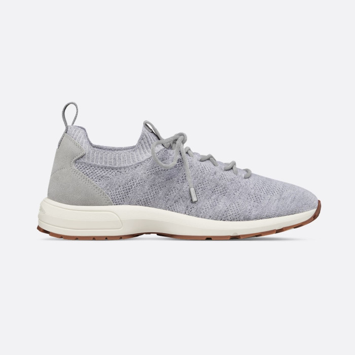 NIGO DIOR B80 Lounge Sneaker Dior Gray Cannage Cashmere Wool and Silk Knit with Dior Gray Suede#nigo336623