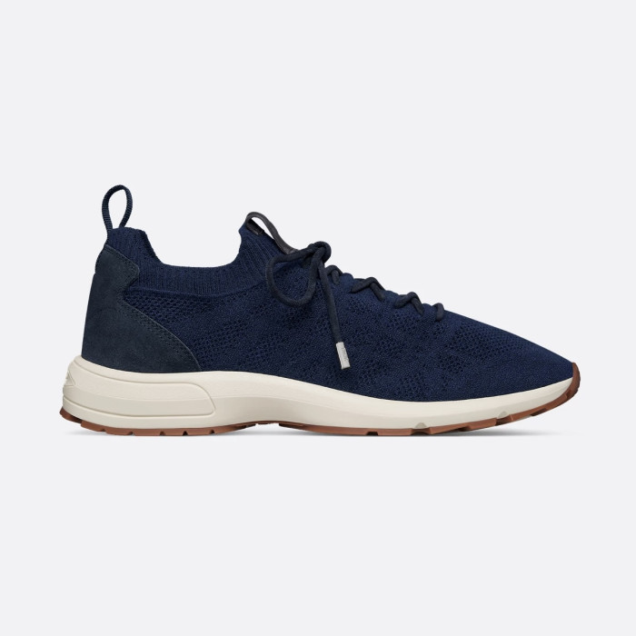 NIGO DIOR B80 Lounge Sneaker Dior Gray Cannage Cashmere Wool and Silk Knit with Dior Gray Suede#nigo336623