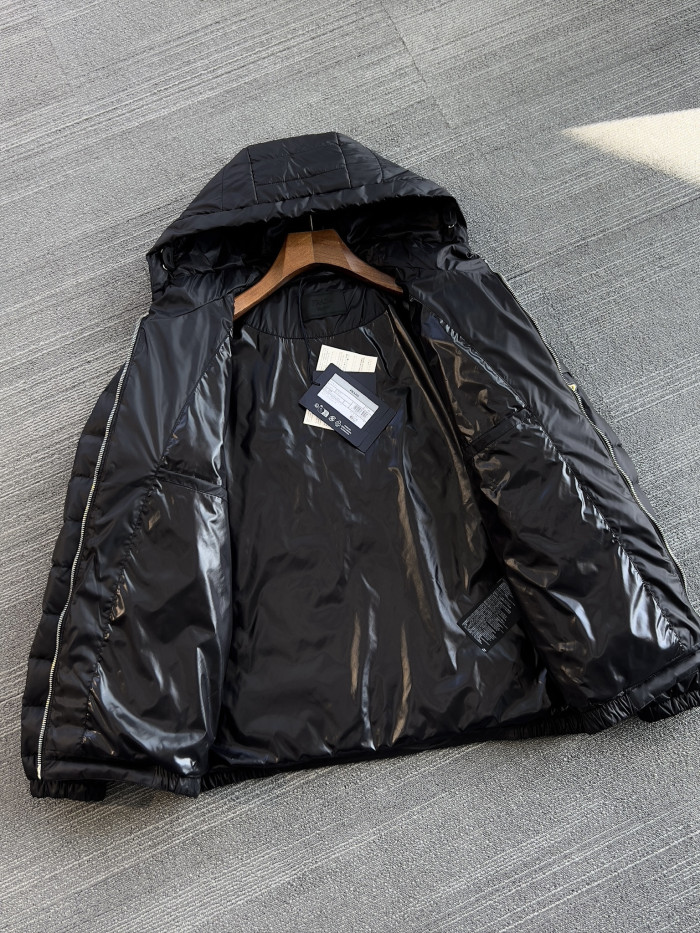 NIGO Prada Piumino Nylon Down Jacket Nero #nigo336637