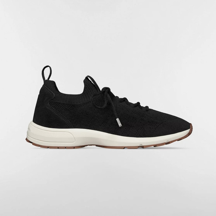 NIGO DIOR B80 Lounge Sneaker Dior Gray Cannage Cashmere Wool and Silk Knit with Dior Gray Suede#nigo336623