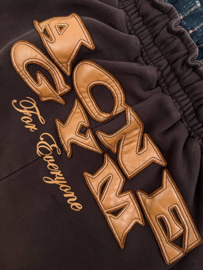 NIGO Acne Studios Layered logo sweatpants Dark Brown #nigo336631