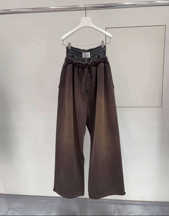NIGO Acne Studios Layered logo sweatpants Dark Brown #nigo336631