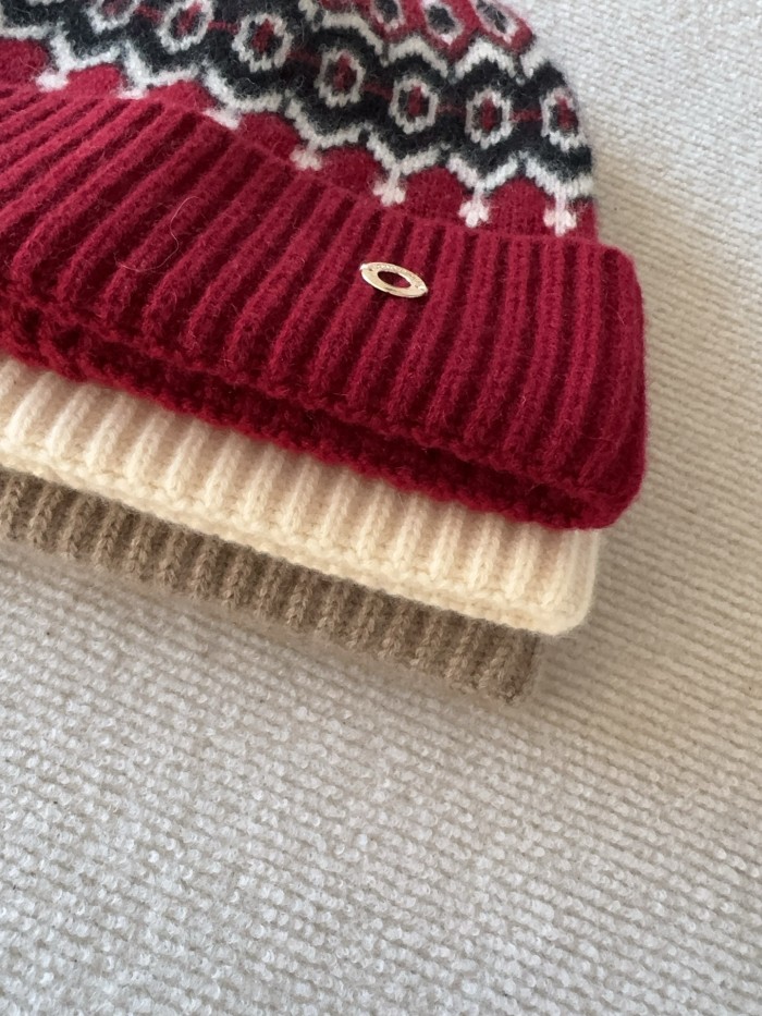 NIGO Loro Piana Vintage Jacquard Cashmere Hat #nigo336663