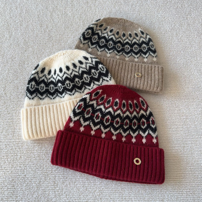 NIGO Loro Piana Vintage Jacquard Cashmere Hat #nigo336663