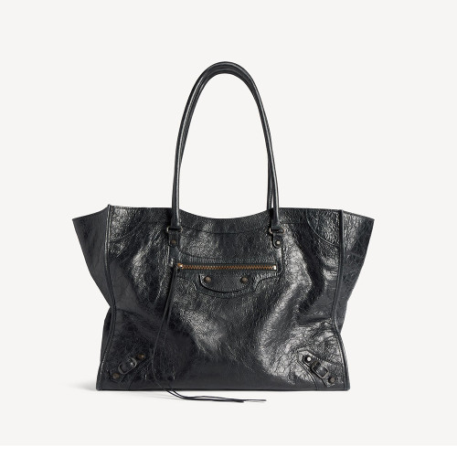NIGO Balenciaga Women's Le City Tote Bag Medium in Black #nigo336744
