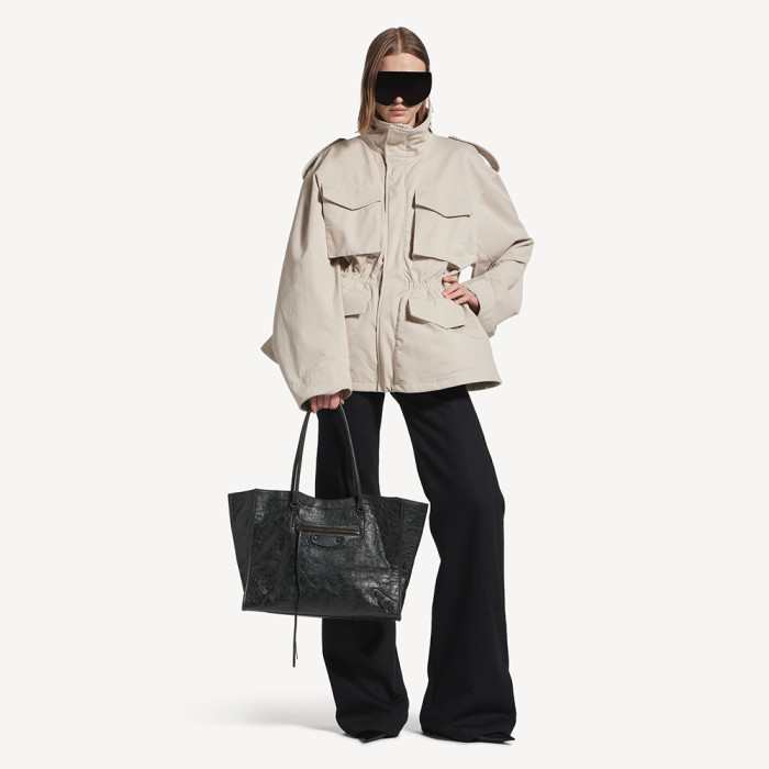 NIGO Balenciaga Women's Le City Tote Bag Medium in Black #nigo336744