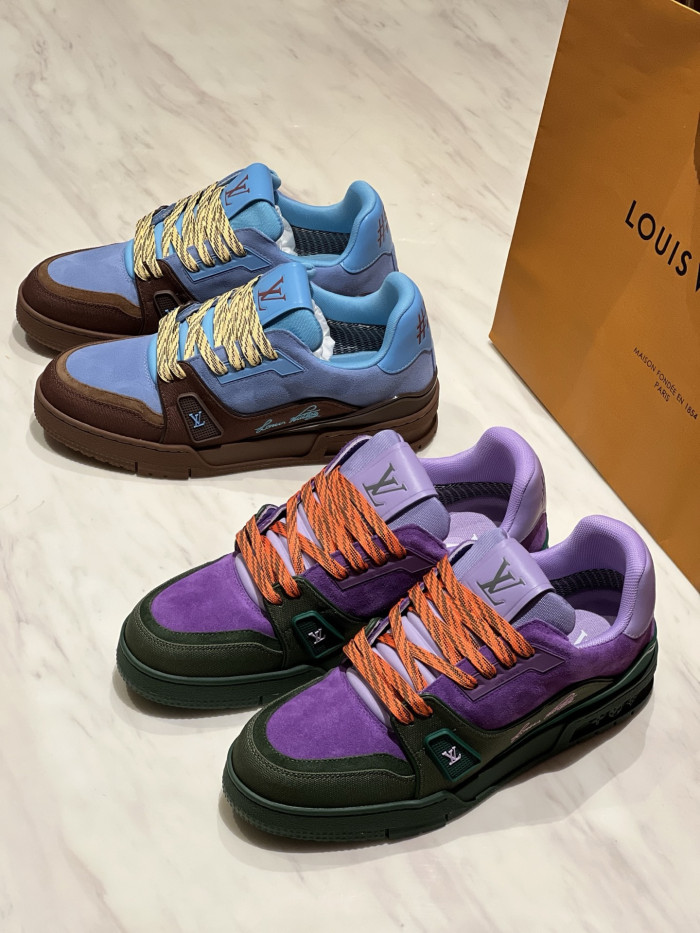 NIGO Louis Vuitton LV Trainer Sneaker 1AJ392 1AJ412 1AJ432 #nigo336741
