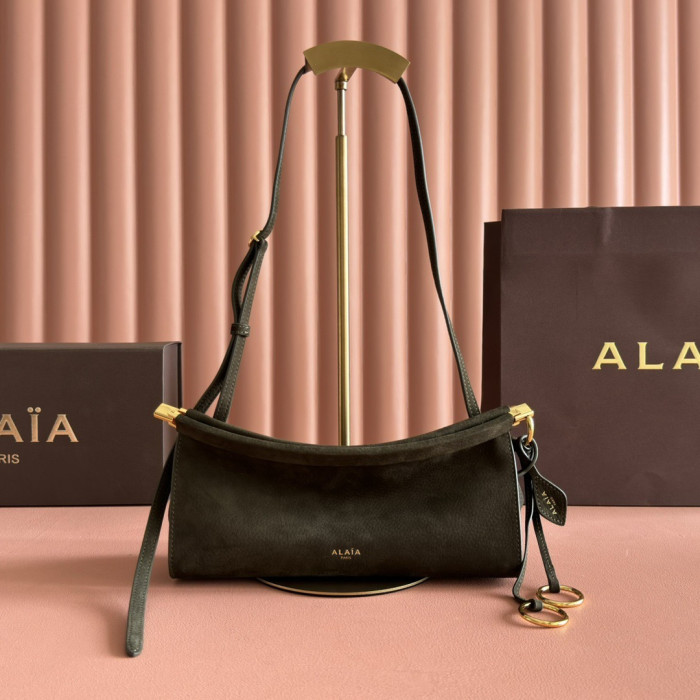 NIGO Alaïa Noir Le Click East West Small Bag in Calfskin #nigo336794