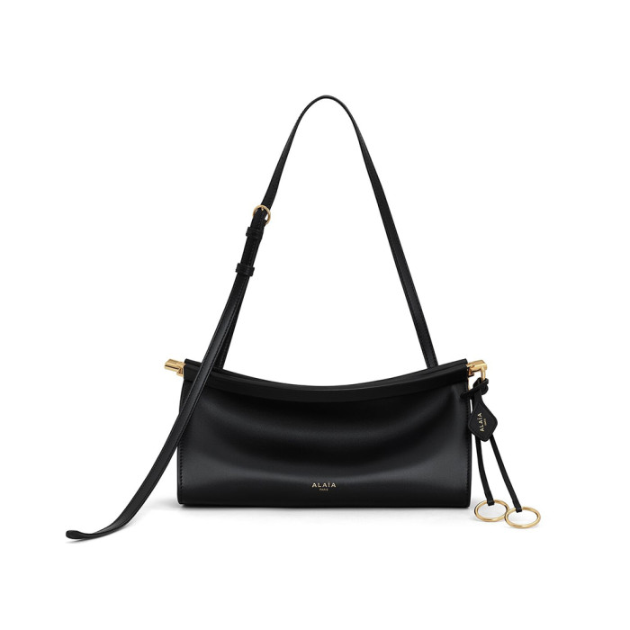 NIGO Alaïa Noir Le Click East West Small Bag in Calfskin #nigo336794