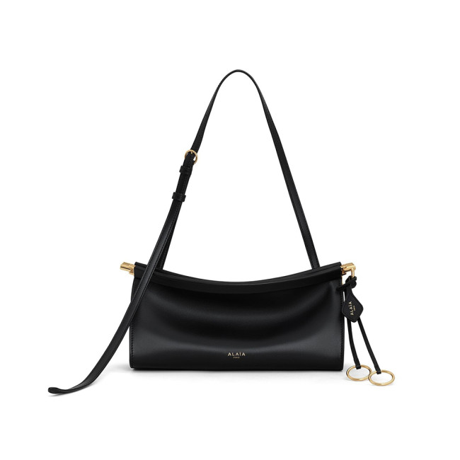 NIGO Alaïa Noir Le Click East West Small Bag in Calfskin #nigo336794