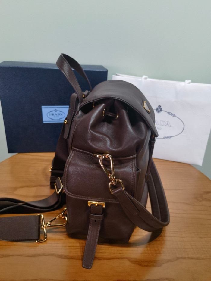 NIGO Prada Sienna Prada Explore Medium Nappa Leather Backpack #nigo336806