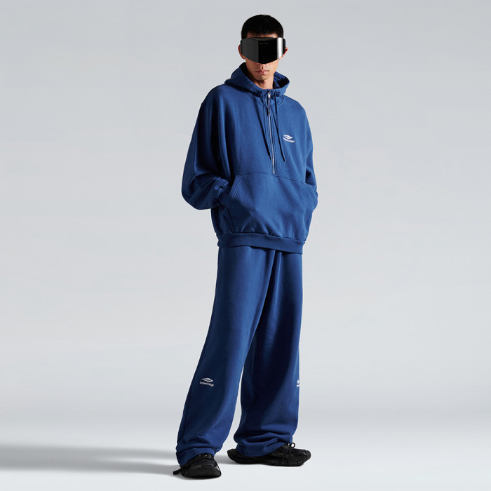 NIGO Balenciaga Top-quality Version Men's 3b Sports Icon Sweatpants in Light Marine Blue #nigo336847