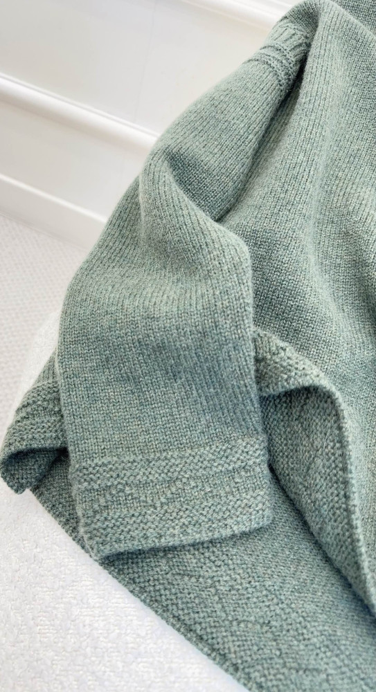 NIGO Loro Piana Carezza Sweater Cashmere Green Kelp Melange #nigo336654