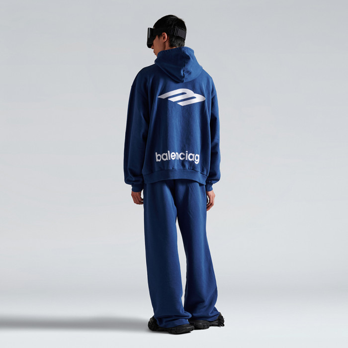 NIGO Balenciaga Top-quality Version Men's 3b Sports Icon Sweatpants in Light Marine Blue #nigo336847