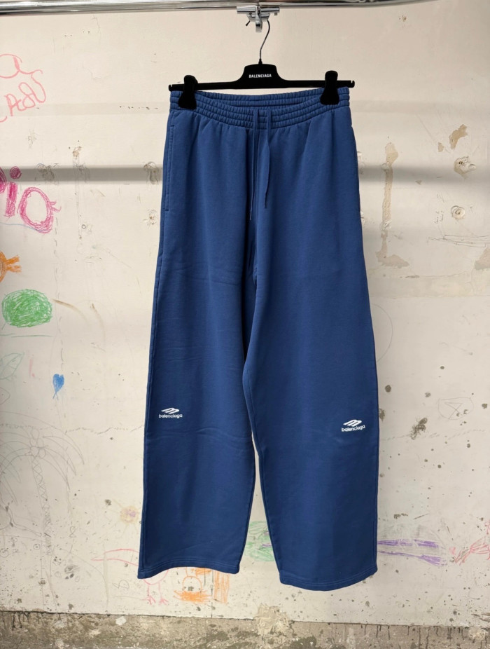NIGO Balenciaga Top-quality Version Men's 3b Sports Icon Sweatpants in Light Marine Blue #nigo336847