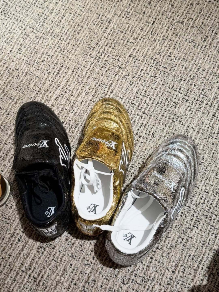 NIGO Louis Vuitton LV Footprint Soccer Sneaker  Shoes 1AJALP #nigo336876