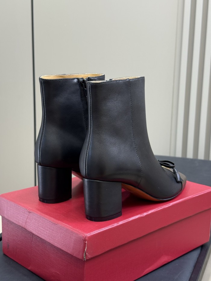 NIGO Valentino Valet Du Roi Kidskin Leather Ankle Boot 60mm for Woman #nigo336901