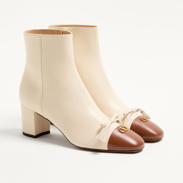 NIGO Valentino Valet Du Roi Kidskin Leather Ankle Boot 60mm for Woman #nigo336901