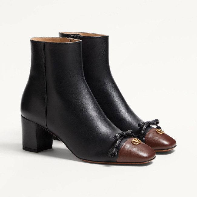 NIGO Valentino Valet Du Roi Kidskin Leather Ankle Boot 60mm for Woman #nigo336901