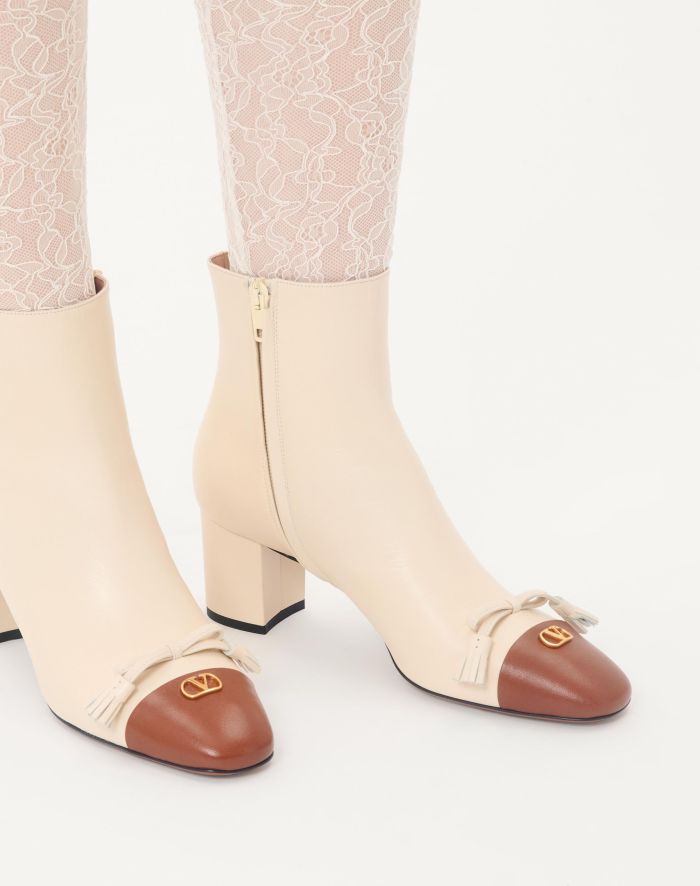 NIGO Valentino Valet Du Roi Kidskin Leather Ankle Boot 60mm for Woman #nigo336901