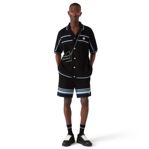 NIGO Casablanca Tennis Cotton Crochet Short Sleeve Shirt Shorts Suit #nigo336882