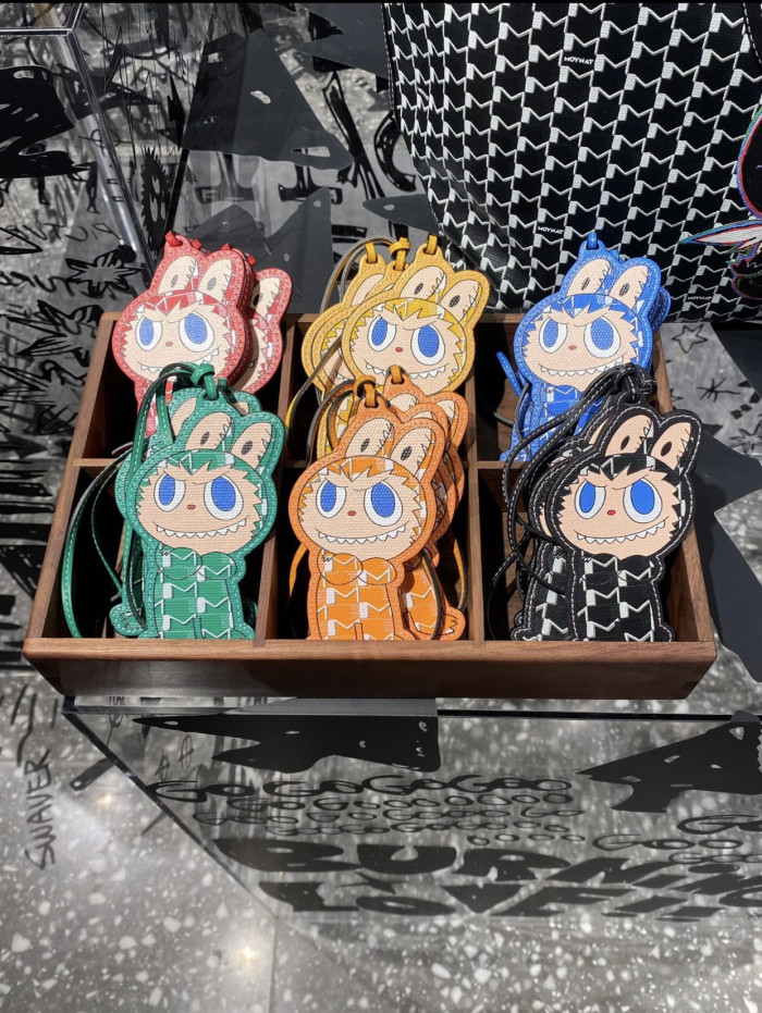 NIGO Moynat x Kasing Lung The Monsters Labubu Bag Charm Leather #nigo336922