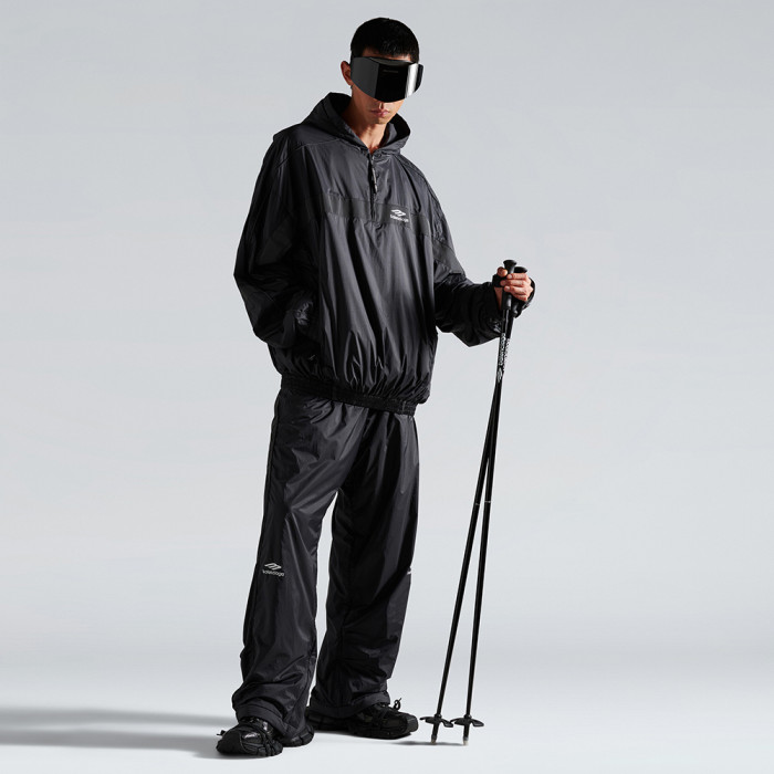 NIGO Balenciaga Men's 3b Sports Icon Ski Tracksuit Pants in Black #nigo336943
