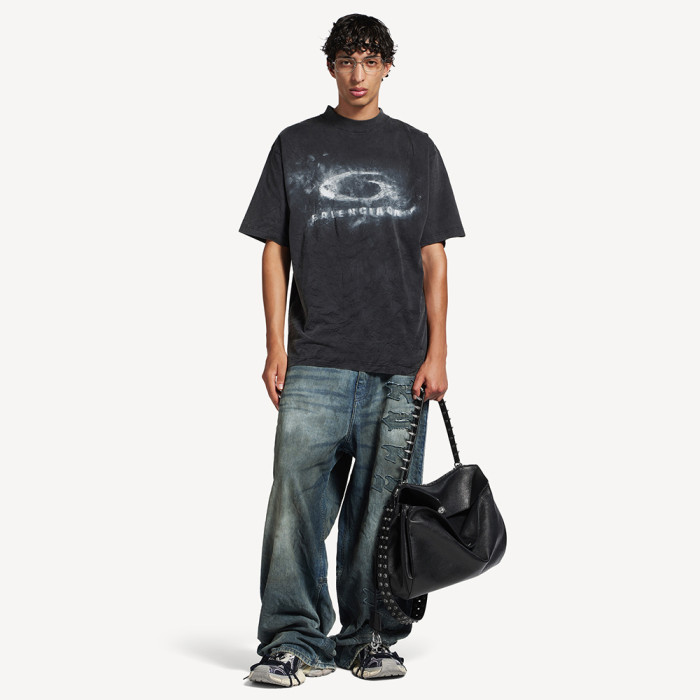 NIGO Balenciaga Top-quality Version Washed Crayon Loop T-shirt Medium Fit #nigo336944