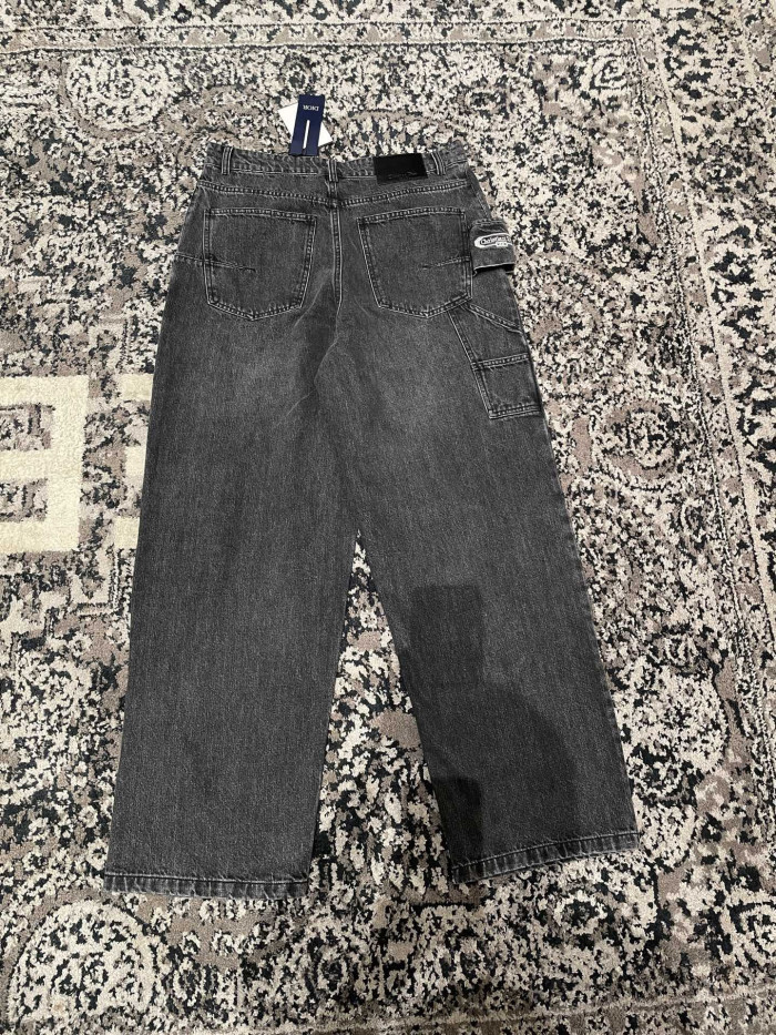 NIGO DIOR CD Box Pants Gray Cotton Twill #nigo336939