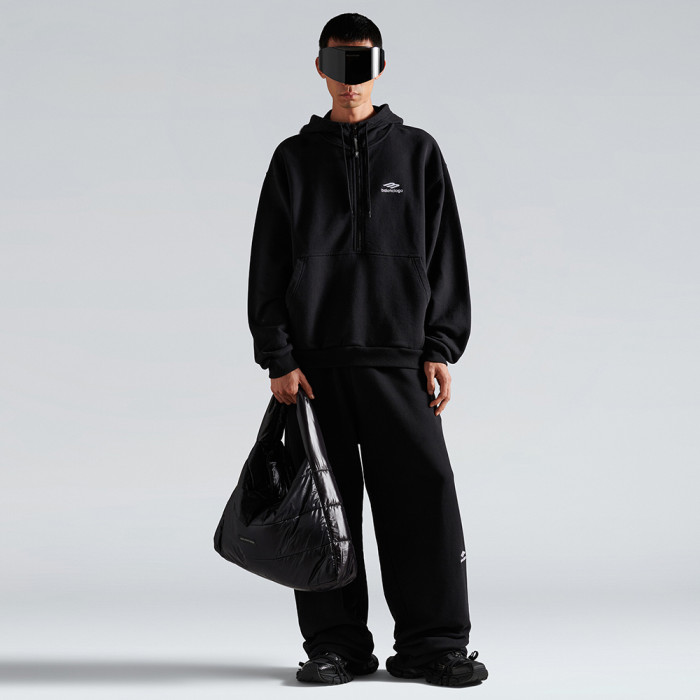 NIGO Balenciaga Top-quality Version Men's 3b Sports Icon Half-zip Hoodie in Washed #nigo336946
