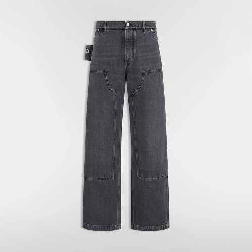 NIGO DIOR CD Box Pants Gray Cotton Twill #nigo336939