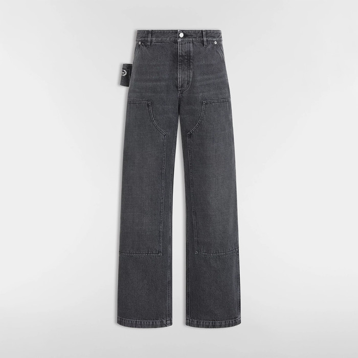 NIGO DIOR CD Box Pants Gray Cotton Twill #nigo336939