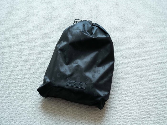 NIGO Chrome Hearts Solid Color Leather Zipper Leather Backpack Backpack #nigo336982