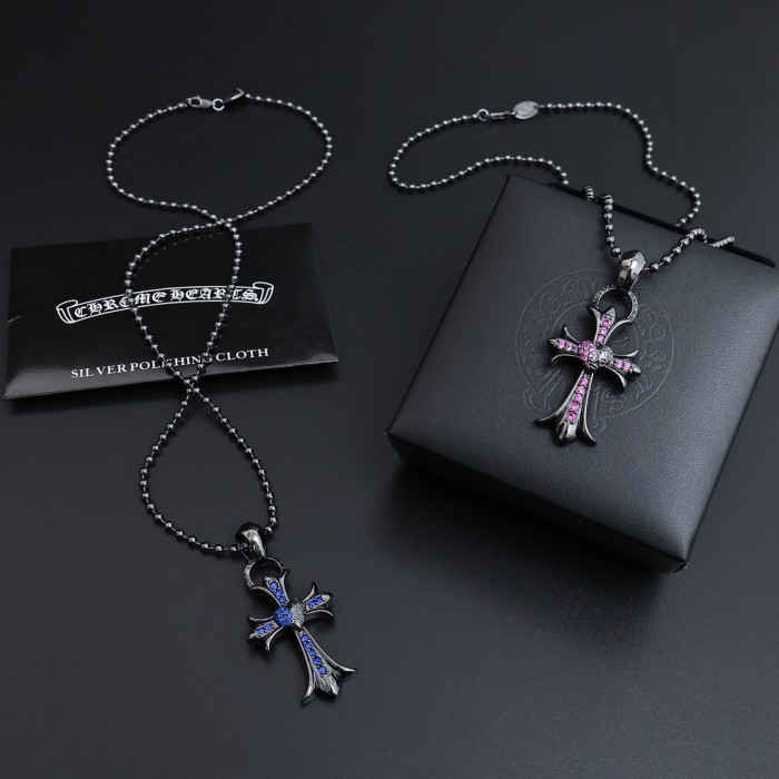 NIGO Chrome Hearts Cross Diamond Necklace #nigo336990