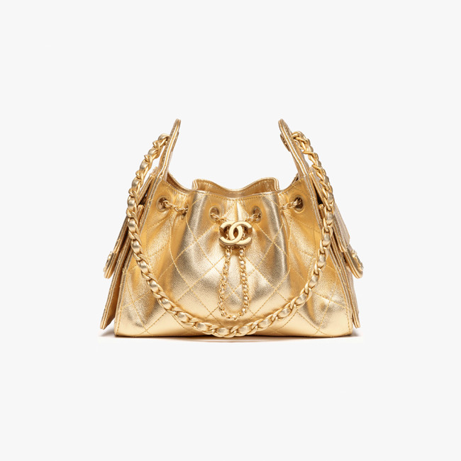 NIGO Chanel 25 Mini handbag Metallic Grained Calfskin #nigo333968