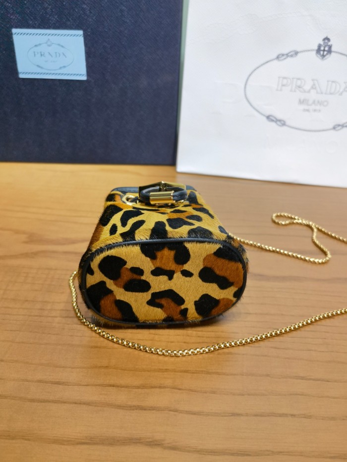 NIGO Prada Honey Printed Leather Mini Pouch #nigo300243