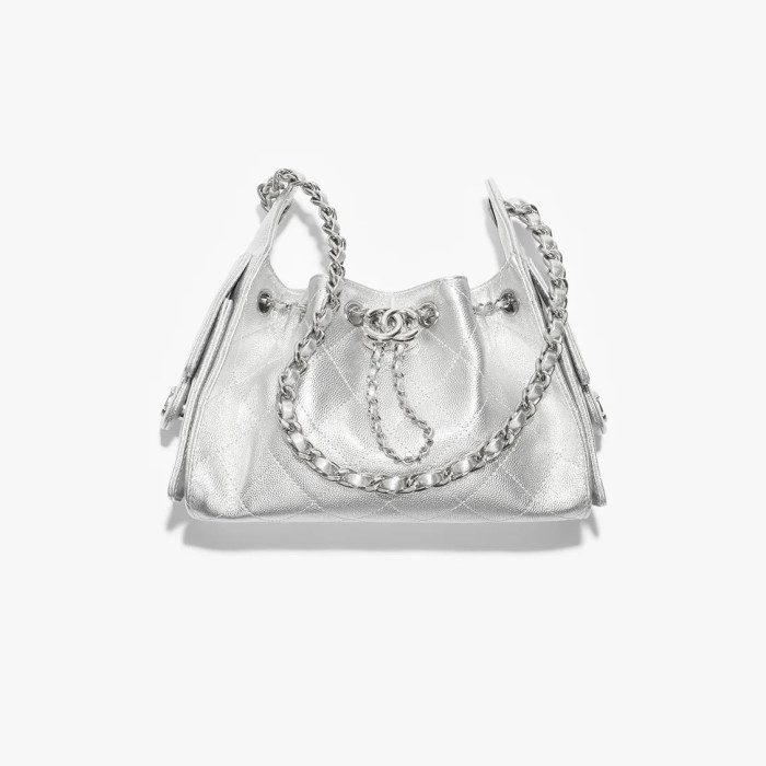 NIGO Chanel 25 Mini handbag Metallic Grained Calfskin #nigo333968
