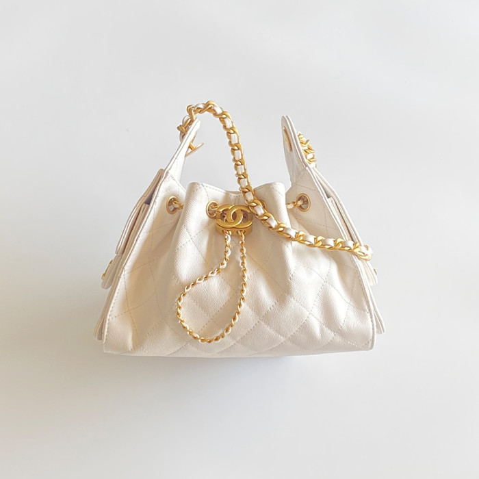 NIGO Chanel 25 Mini handbag Metallic Grained Calfskin #nigo333968