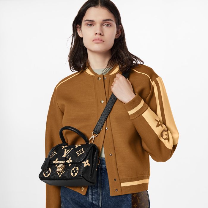 NIGO Louis Vuitton Madeleine BB Bicolor Monogram Empreinte Leather Handbags #nigo337105