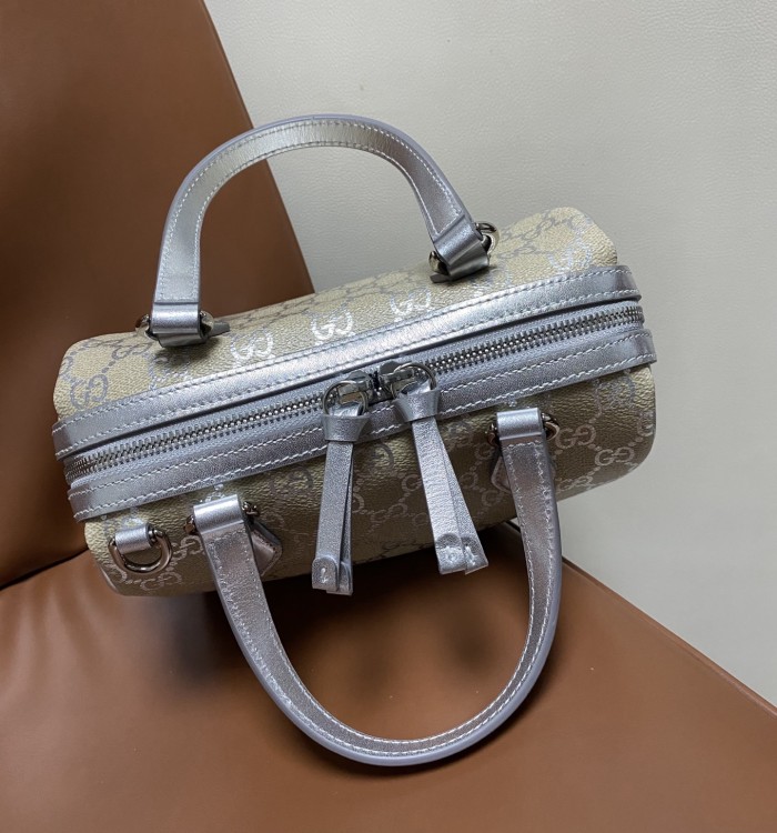 NIGO Gucci GG Emblem Small Boston Bag #nigo337066