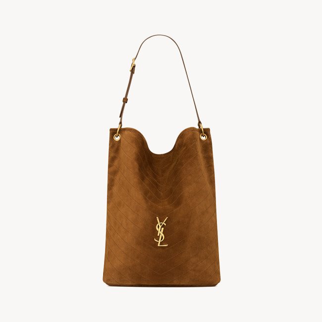 NIGO Saint Laurent NIKI Supple Bucket in Suede in Brown #nigo337074