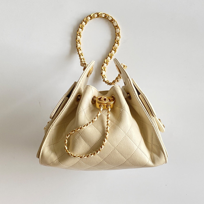 NIGO Chanel 25 Mini handbag Metallic Grained Calfskin #nigo333968