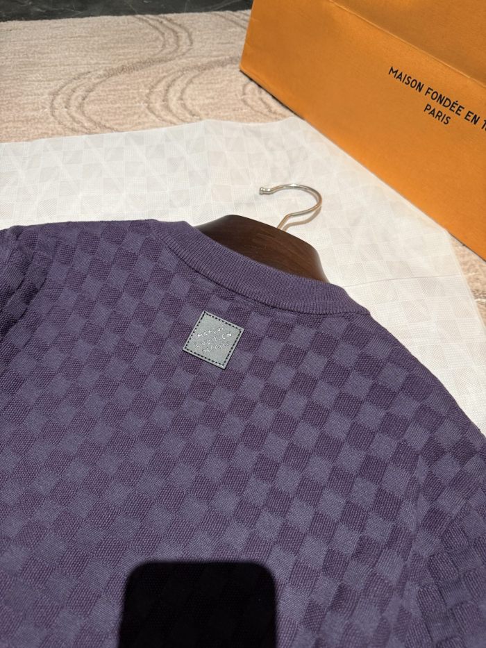 NIGO Louis Vuitton Damier Jacquard Short-Sleeved Crewneck #nigo337091