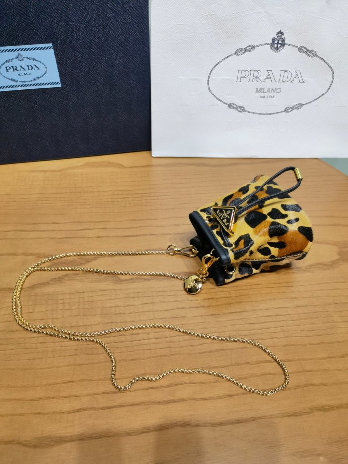 NIGO Prada Honey Printed Leather Mini Pouch #nigo300243